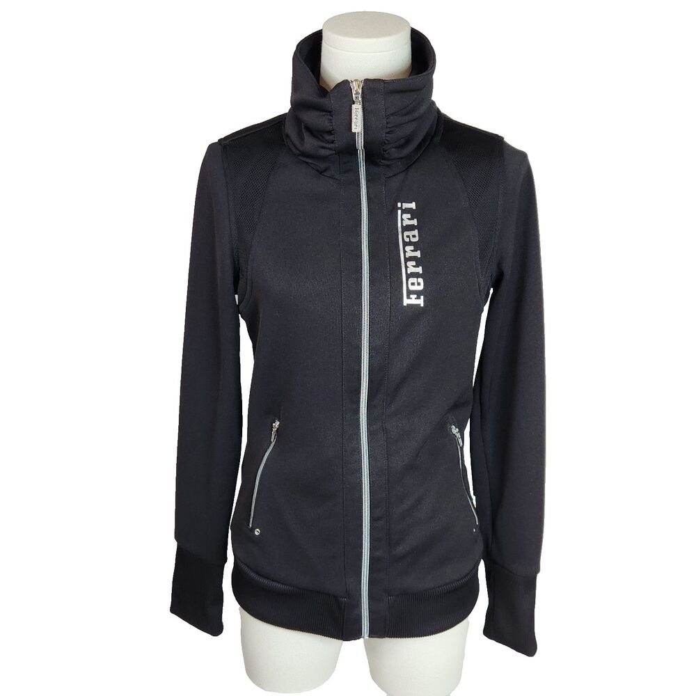 Puma x Scuderia Ferrari Women's Sportlifestyle Full Zip Track Jacket Black Small